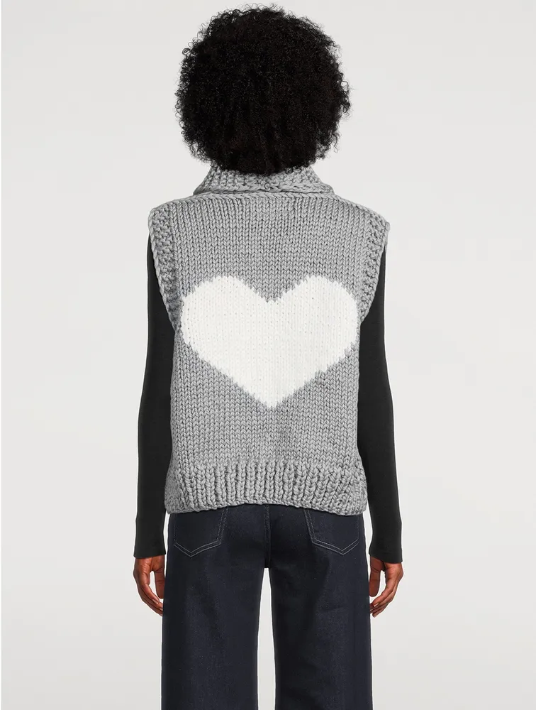 Heart Wool Vest