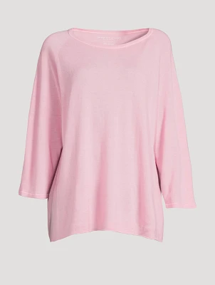 Relaxed Cashmere Long-Sleeve T-Shirt