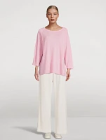 Relaxed Cashmere Long-Sleeve T-Shirt