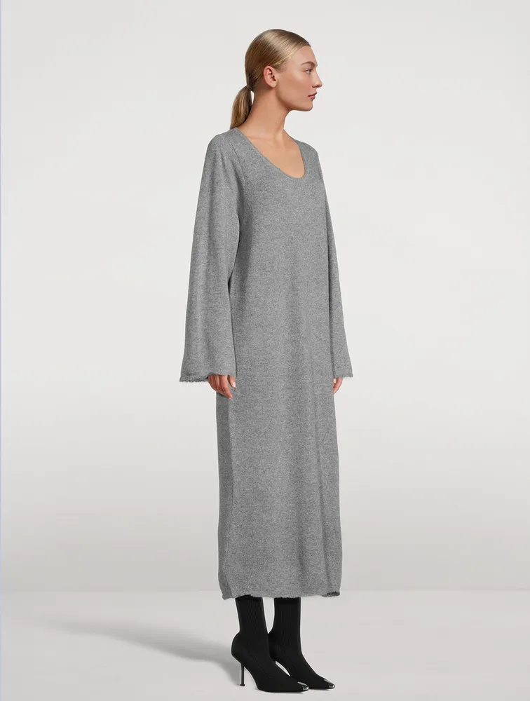 Lovella Wool-Blend Long Dress