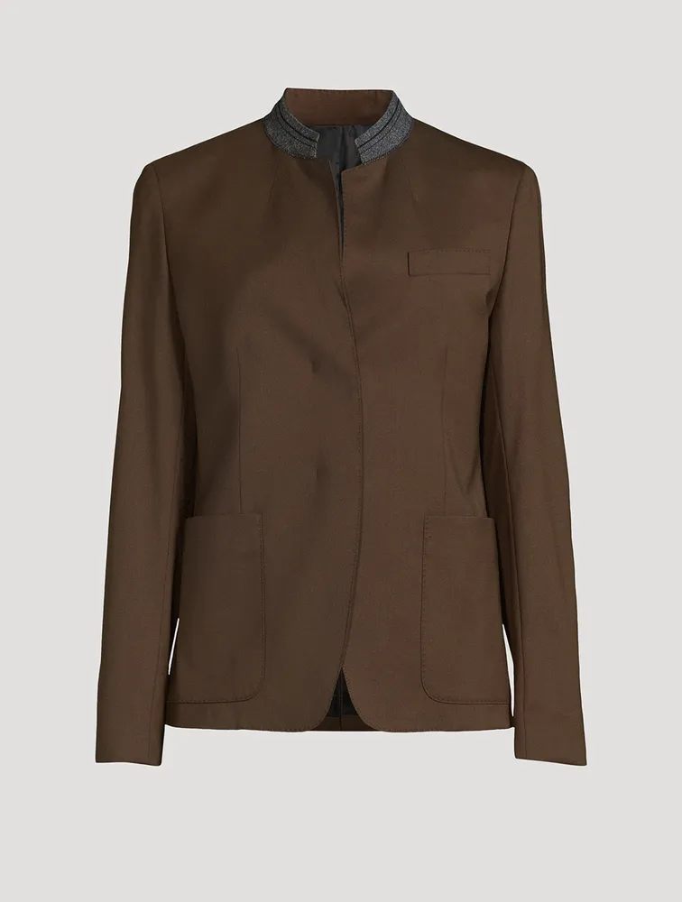 Theory Project Wool Gabardine Blazer