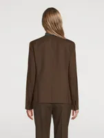 Theory Project Wool Gabardine Blazer