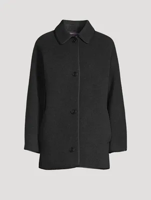 Theory Project Reversible Wool Car Coat