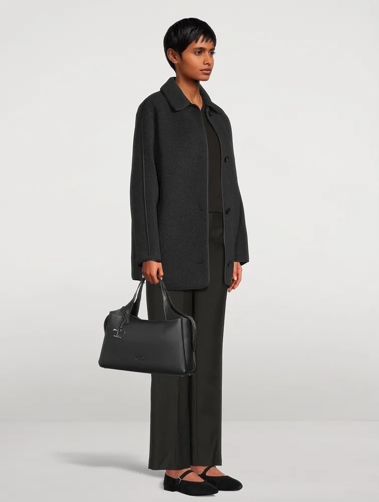 Theory Project Reversible Wool Car Coat