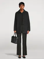 Theory Project Reversible Wool Car Coat