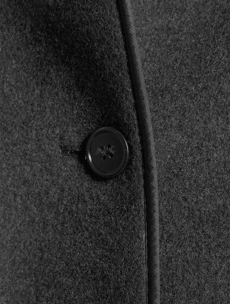 Theory Project Reversible Wool Car Coat
