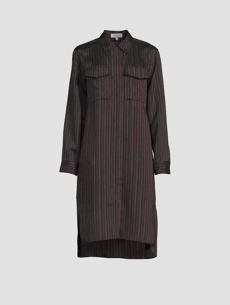 Theory Project Shirt Dress Stripe Print