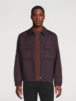 Project Wool Gabardine Shirt Jacket