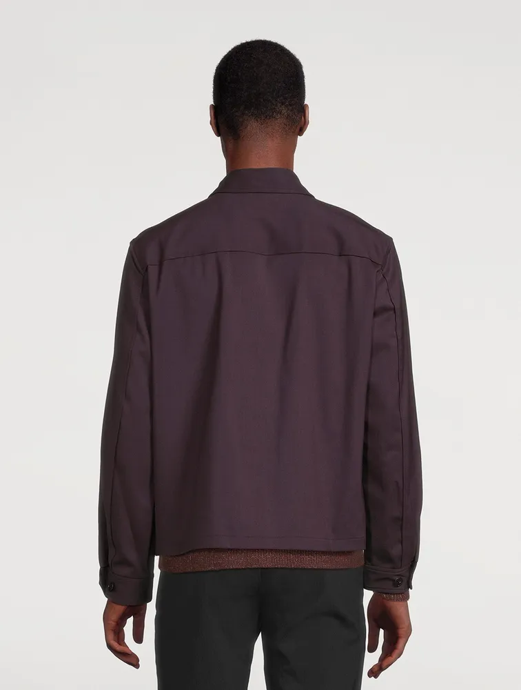 Project Wool Gabardine Shirt Jacket