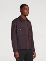 Project Wool Gabardine Shirt Jacket