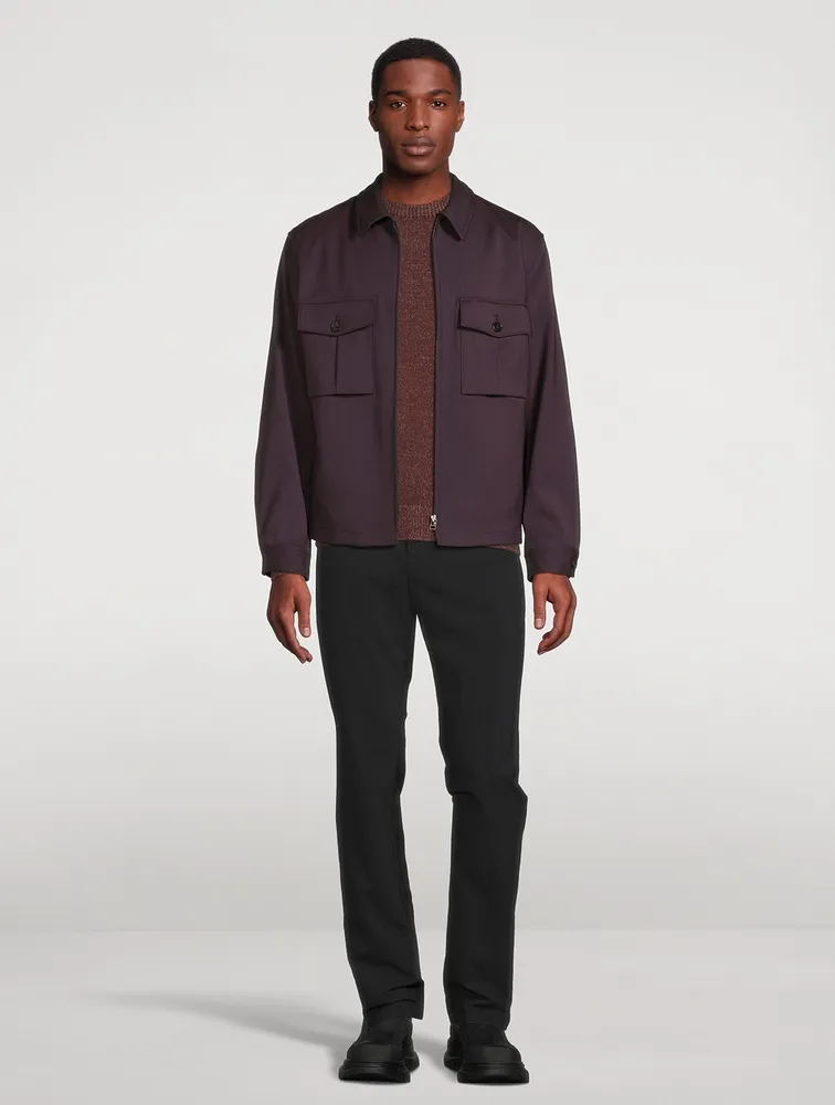 Project Wool Gabardine Shirt Jacket