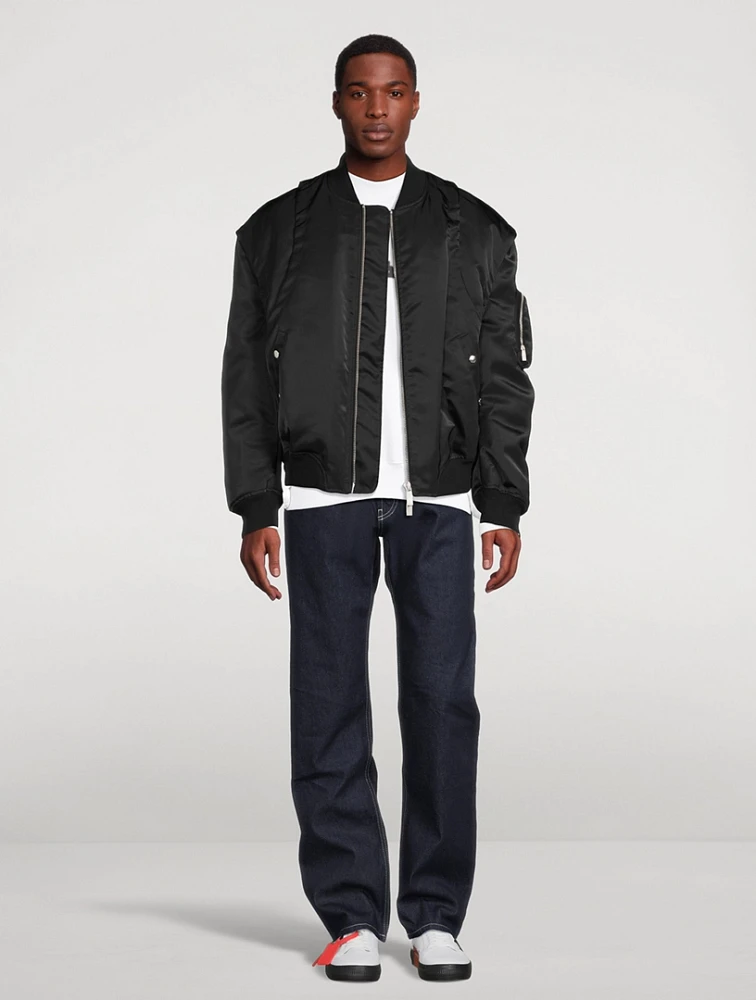 Nylon Bomber Jacket