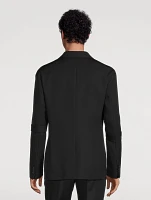 Wool Single-Breasted Jacket