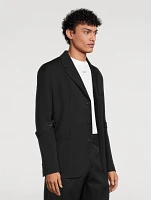 Wool Single-Breasted Jacket