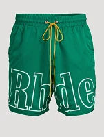 Nylon Logo Track Shorts