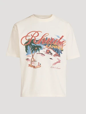 Cannes Beach Cotton T-Shirt