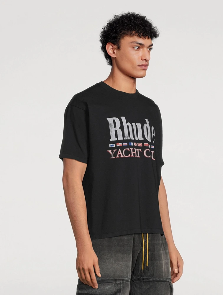 Rhude Flag Cotton T-Shirt