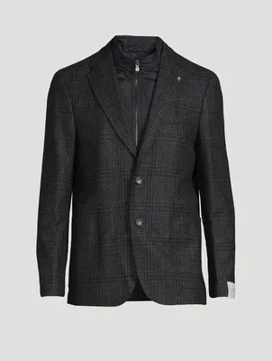 Brice Wool And Silk Hybrid Jacket