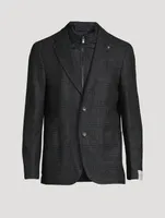 Brice Wool And Silk Hybrid Jacket