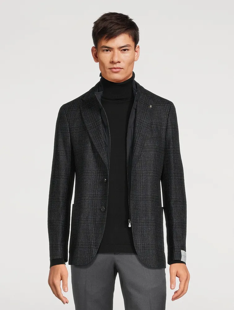 Brice Wool And Silk Hybrid Jacket