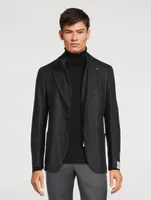 Brice Wool And Silk Hybrid Jacket