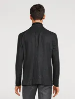 Brice Wool And Silk Hybrid Jacket