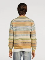 Fairisle Cotton Cardigan