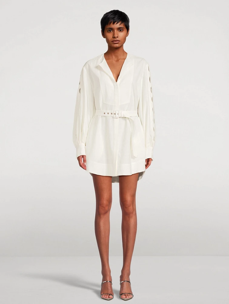 Julieta Belted Shirt Dress