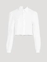 Cotton Cropped Shirt