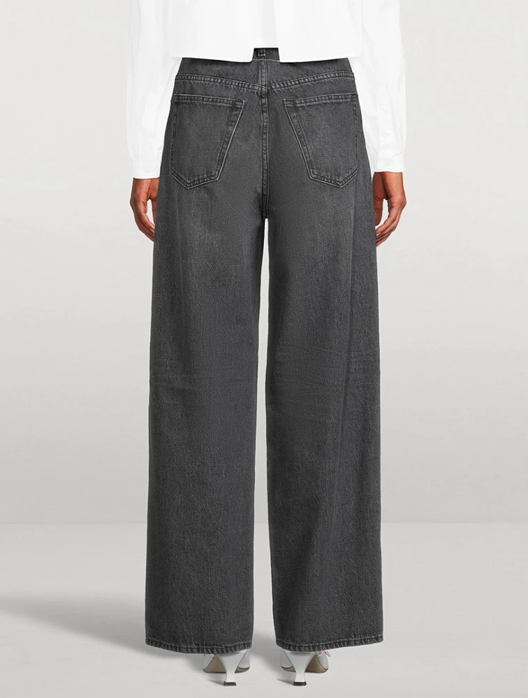 Cotton Straight-Leg Jeans