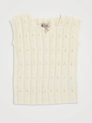 Alpaca Wool Knit Vest