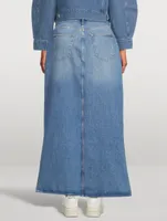 Ms. Westwood Denim Maxi Skirt
