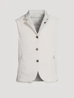 Silk And Cashmere Reversible Vest