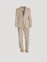 Myles Corduroy And Cashmere Stretch Two-Piece Suit