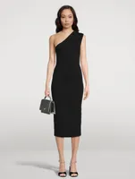 Arriba One-Shoulder Midi Dress