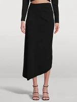 Langa Asymmetric Midi Skirt