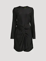 Izu Knotted Silk Dress