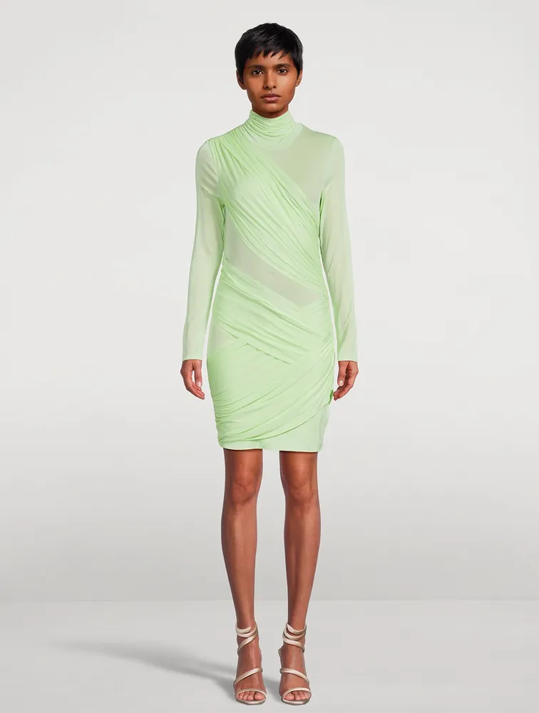 Kores Draped Mini Dress