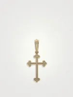 10K Gold Traditional Cross Pendant