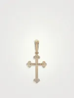 10K Gold Traditional Cross Pendant