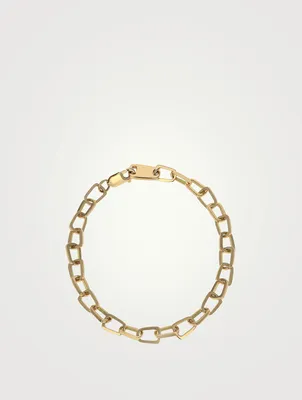 10K Gold Pop-Top Cut-Out Bracelet
