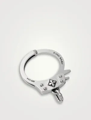 Large Silver Handcuff Bracelet
