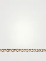 10K Gold Small Twisted Eight Link Bracelet