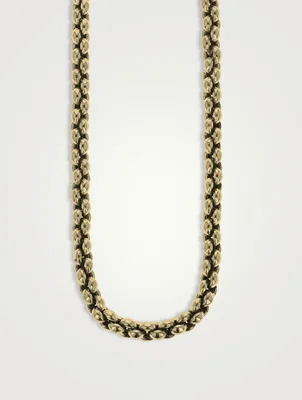 10K Gold Small Infinity Link Necklace