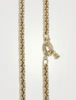 10K Gold Small Infinity Link Necklace