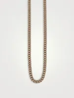 10K Gold Fine Curb Link Necklace