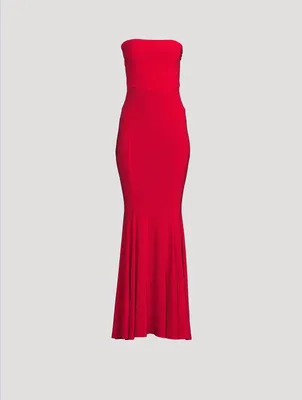 Strapless Fishtail Gown