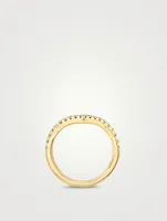18K Gold Signature V Band With Lab Grown Diamonds