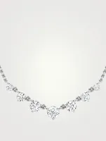 14K Gold Linked Tennis Necklace With Lab Grown Diamonds