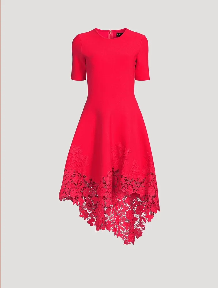 Gardenia Guipure Lace Midi Dress